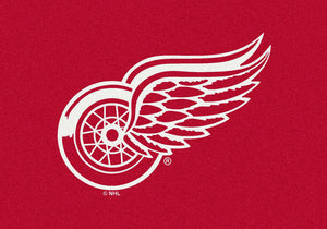 Detroit Red Wings NHL Team Spirit Rug  NHL Area Rug - Fan Rugs