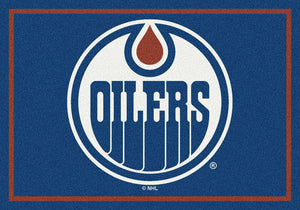 Edmonton Oilers NHL Team Spirit Rug  NHL Area Rug - Fan Rugs