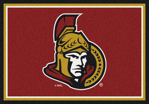 Ottawa Senators NHL Team Spirit Rug  NHL Area Rug - Fan Rugs