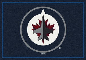 Winnipeg Jets NHL Team Spirit Rug  NHL Area Rug - Fan Rugs
