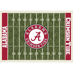 Alabama University Football Field Rug