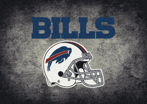 Buffalo Bills NFL Team Distressed Rug  NFL Area Rug - Fan Rugs