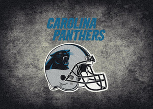 Carolina Panthers NFL Team Distressed Rug  NFL Area Rug - Fan Rugs