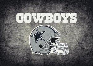 Dallas Cowboys NFL Team Distressed Rug  NFL Area Rug - Fan Rugs