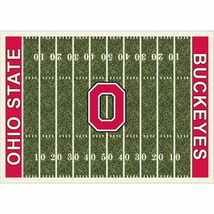 Ohio State University Football Field Rug