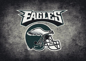 Philadelphia Eagles NFL Team Distressed Rug  NFL Area Rug - Fan Rugs
