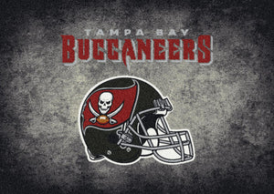 Tampa Bay Buccaneers NFL Team Distressed Rug  NFL Area Rug - Fan Rugs