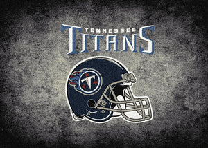 Tennessee Titans NFL Team Distressed Rug  NFL Area Rug - Fan Rugs